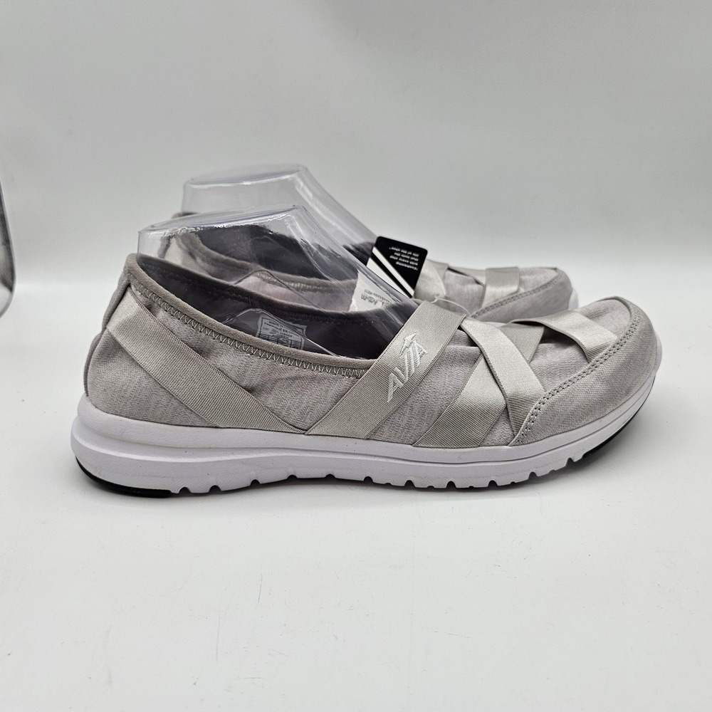 Avia Shoes Womens Size 10 Gray GELfom Cushioning Slip On Flats AVI-AURA Comfort - Picture 5 of 12